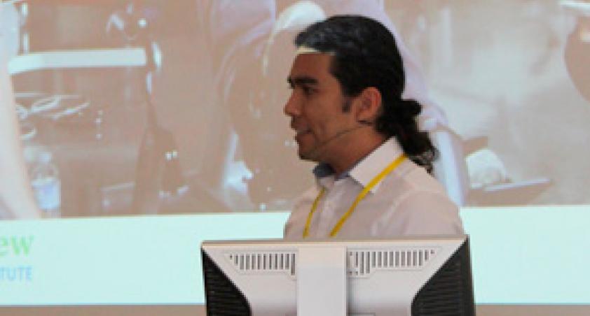 Hamilton Hernandez, PhD, explains the concept behind the Exergame video game designs 